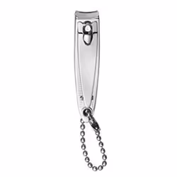 Coupe-ongles petit chromé noir - CLAUSS 95114
