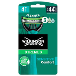 Wilkinson Xtreme 3 Sensitive Comfort 4 Rasoirs