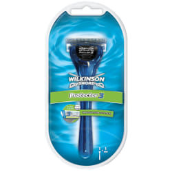 Wilkinson Sword Protector 3 rasoir pour hommes Noir, Bleu