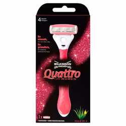 Wilkinson Sword Quattro for Women, Rose, Blanc, 1 pièce(s)