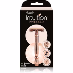 Parfait pour une routine de rasage sans déchets plastique, le rasoir à peigne fermé Wilkinson Sword Intuition Double Edge Ros ...
