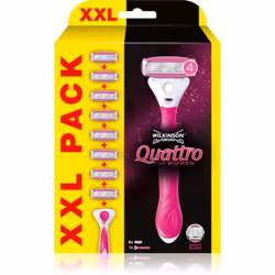 Vous en avez assez de vous raser tous les jours ? Les lames de recharge Wilkinson Sword Quattro for Women Aloe & Vit ...