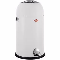 WESCO Poubelle Kickmaster blanc mat 33L