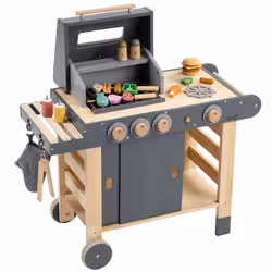 howa Barbecue enfant Maxi avec 25 accessoires en bois 4825