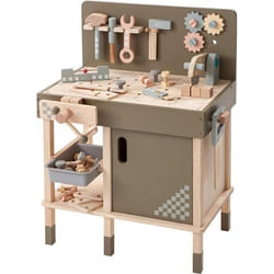 howa Ètabli pour enfants en bois avec 47 pièces Accessoires établi pour enfants 4905