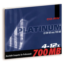 Bestmedia CD-RW 700MB 12x Jewelcase 700 Mo 25 pièce(s)