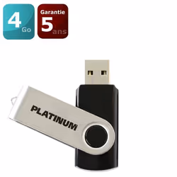 Platinum Clé USB 4Go Noire
