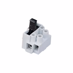 Dominos avec porte-fusibles et protection. Toutes les pièces de contact sont protégées par recouvrement. Conditionnement : 1  ...