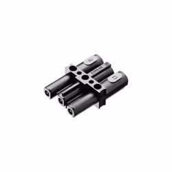 Compatible avec tous les connecteurs 3 broches. Conditionnement : 1 pc(s) Couleur : noir Courant nominal : 16 A Forme de cons ...