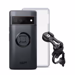 SP Connect Pack complet SP-CONNECT Bike Bundle II fixé sur guidon et potence - Google Pixel 6 Pro