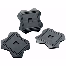Les plaques de stabilisation permette d'éviter l'enfoncement des vérins de la caravane ou des mâts de auvent dans un sol meub ...
