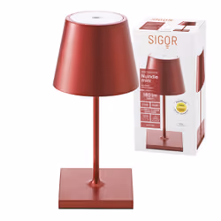SIGOR Nuindie lampe de table 2,2 W LED Rouge