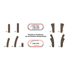 Trix 62900 pièce pour modèle à l'échelle et accessoires Kit d’extension