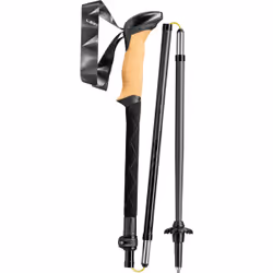 LEKI Black Series FX Carbon bâton de randonnée Unisexe Pliable