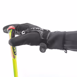 LEKI CC 450 baton 140 cm Noir, Blanc, Jaune Charbon