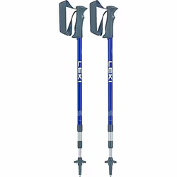 Bâton de Randonnée - LEKI - Eagle - Bleu - 110-145 cm - Poignée PAS Hard