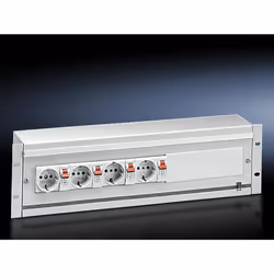 Rittal DK 7480.035, Gris, 3U, 48,3 cm (19"), 482,6 mm, 1 pièce(s), 2,55 kg