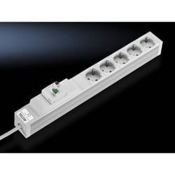Rittal DK 7240.280 multiprise 5 sortie(s) CA Intérieure Gris