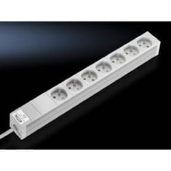 Rittal 7240.510 multiprise 2 m 7 sortie(s) CA Intérieure Blanc
