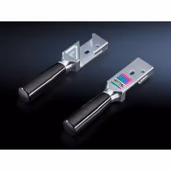 Rittal SM 2415.500, Poignée de porte, Noir, Argent, TS, SE, 2 pièce(s), 1,01 kg