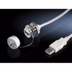 Rittal 2482.210, 0,5 m, USB A, USB A, Mâle/Femelle