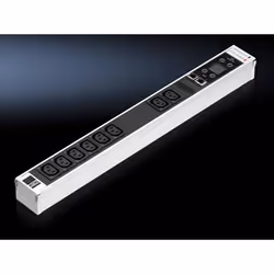 Rittal DK 7859.410, Intérieure, Coupleur C13, Noir, Gris, Aluminium, Plastique, 8 sortie(s) CA, 53 mm