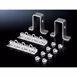 Rittal VX 8620.400, Équerre de fixation, Gris, Acier inoxydable, Acier, 2 pièce(s), 230 g