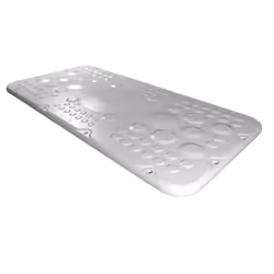 Rittal AX 2561.200, Panneau de gestion de câbles, Gris clair, Plastique, IP66, UL 94-V0, 436 mm