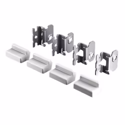 Rittal AX 2508.020, Kit de montage, Acier inoxydable, Blanc, Rittal AX, KX, AX IT, EL, 4 pièce(s), 452 g