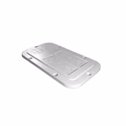 Rittal AX 2561.200, Panneau de gestion de câbles, Gris clair, Plastique, IP66, -40 - 80 °C, UL 94-V0