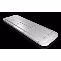 Rittal SZ 2563.200, Plaque d’étagère, Gris clair, Plastique, IP66, -40 - 80 °C, 447 mm