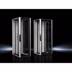 Rittal 5307.124, Rack autonome, 42U, Verrouillage des touches, Noir, Gris