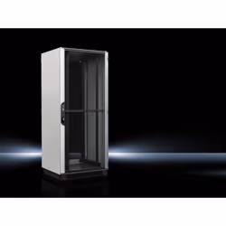 Rittal 5309.166, Rack autonome, 42U, 1500 kg, Verrouillage des touches, Noir, Gris