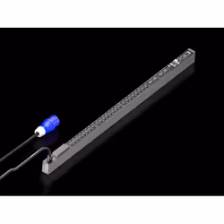 Rittal 7979.315, Commutable, 0U, Monophasé, verticale, Aluminium, Plastique, Noir