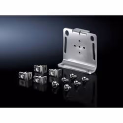 Rittal 8617.508, Équerre de fixation, Chrome, Argent, Acier, VX, 1 pièce(s), 1,05 kg