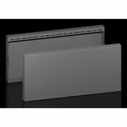Rittal VX 8660.043, Plaque d'obturation, Noir, Acier, 600 mm, 200 mm, 3,22 kg