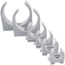Jäger Direkt - 613514 Collier de serrage EN16 16 mm gris clair (ral 7035) 100 pc(s) sans halogène, sans silicone