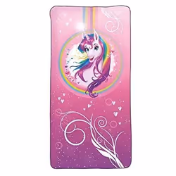 Serviette de bain - ROTH - Portrait de Licorne - 60 x 120 cm - Microfibres - Enfant