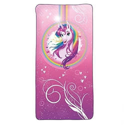 Serviette de bain - ROTH - Portrait de Licorne - 60 x 120 cm - Microfibres - Enfant