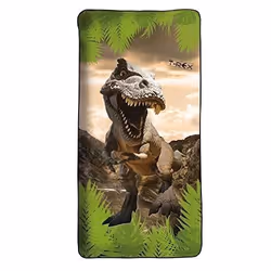 Serviette de bain - ROTH - Tyrannosaure - 60 x 120 cm - Microfibres - Enfant