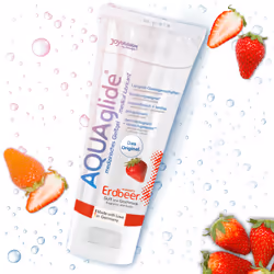 JOYDIVISION JOY111, Lubrifiant à base d'eau, 100 ml, Orale, Lubrifiant aromatisé, Fraise, Tube