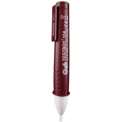 Testboy - Détecteur de tension sans contact 114 cat iii 1000 v led, Vibration