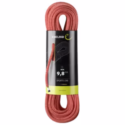 Edelrid 710790802000, Rouge, 80000 mm, 9,8 mm, Polyamide, 1 pièce(s), 62 g