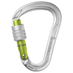 Edelrid 737690000060 mousqueton d'escalade Mousqueton à verrou En forme de D Aluminium Vert clair, Argent 1 pièce(s)