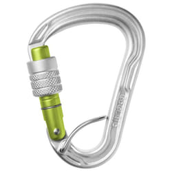 Edelrid 737720000060 mousqueton d'escalade Mousqueton à verrou En forme de D Aluminium Vert clair, Argent 1 pièce(s)