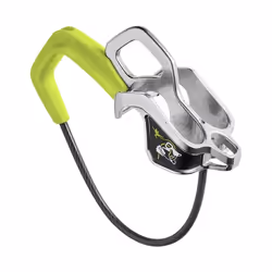 Edelrid MEGA JUL, Dispositif d'assurage tubulaire, Freinage assisté, Acier, 75 g