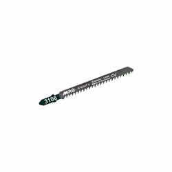 Lame de scie 3106.- Denture : 3 mm.- Taille de la lame : 100/75.- Profondeur : jusqu'à 4/50 mm.- Fabriquée en chrome vanadium ...