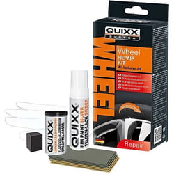 Kit de réparation pour jantes QUIXX - Répare les rayures et éraflures - Couleur grise