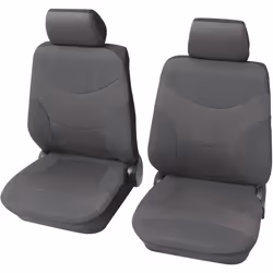 Housse de siège x6 Petex 23491501 polyester gris siège conducteur siège passager