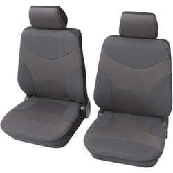 Housse de siège x6 Petex 23491501 polyester gris siège conducteur siège passager